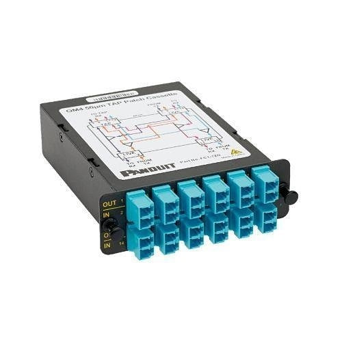 Panduit FCT-7ZD QuickNet Fiber Tap Cassette, Front Live