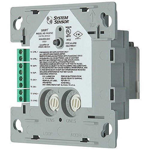 Fire-Lite W-MMFA SWIFT Wireless Monitor Module, Includes CR-123A Batteries