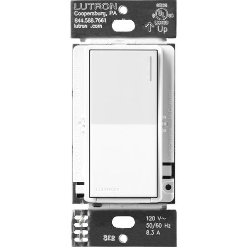 Lutron ST-RS-BW Sunnata Companion Switch, Multi-Location Switching, for Sunnata 6A On / Off Switch, (ST-6ANS), Brilliant White