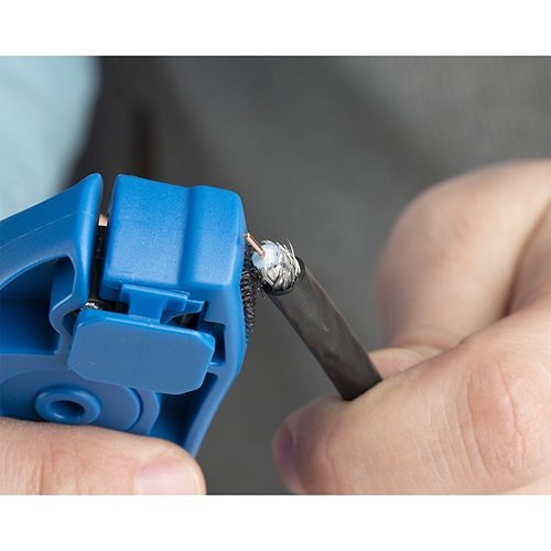 Jonard Tools UST-125 Crimping and Punch Down Tool, Coax Stripping Tool with UST-225 Blade