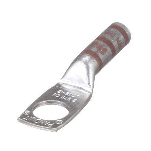 Panduit LCB2-12-Q Compression Connector Lug, 1-Hole, #2AWG, Copper
