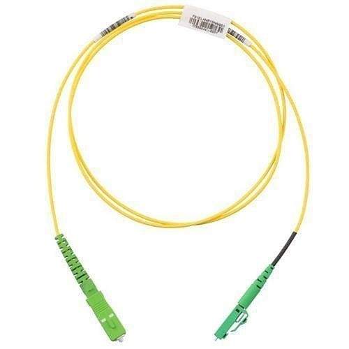 Panduit F91ELANB1SNM004 Fiber Optic Patch Cord, OS2 1-Fiber 1.6mm PC LSZH Silver Coated Copper/APC TO Line Card1/APC ST, 4m