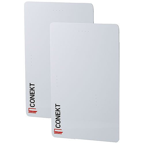 RCI CSM-2P Conekt Series 13.56 MHz High Security ISO Card, 25-Pack, Glossy white