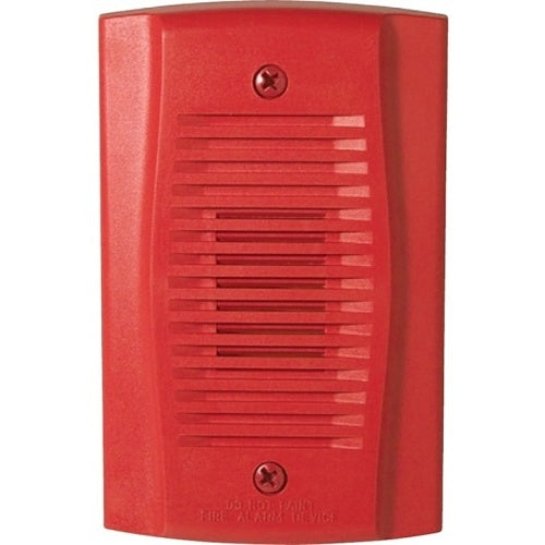 System Sensor MHRA Mini Horn with Selectable Tone, Red