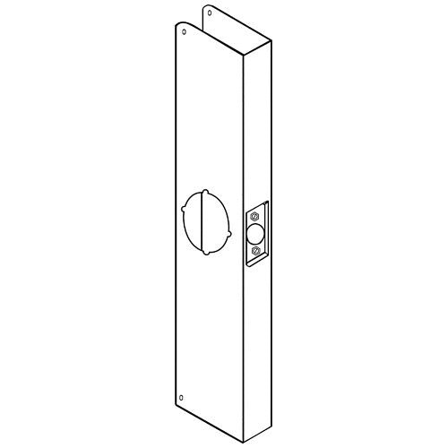 Blustream 20-S-2-CW Wrap Around Plate for 1-3/4" to 2-1/8" Hole, 20" Length