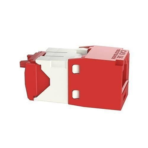 Panduit CJ5E88TGRD Mini-Com Module Cat 5E UTP Keystone Jack, 8 Pos 8 Wire