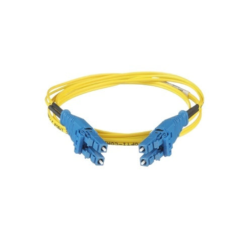 Panduit F92ERQ1Q1SNM4.5 Fiber Optic Patch Cord, OS2 2-Fiber 1.6mm PC OFNR Push-Pull Line Card1/Push-Pull, 4.5m
