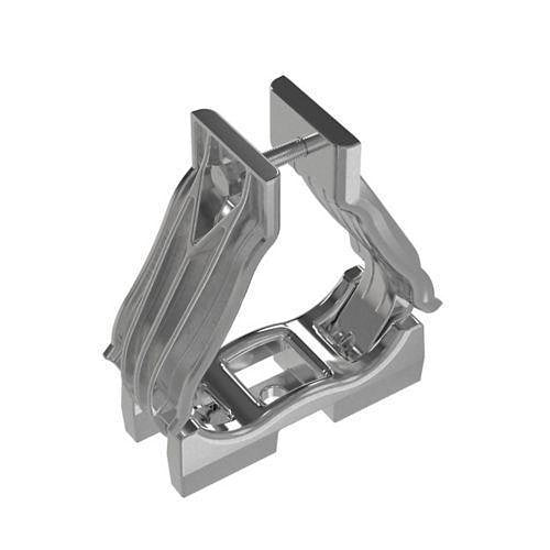 Panduit CCALTR5056-X Cable Cleat, Aluminum, Trefoil Configuration