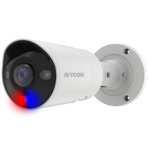 AVYCON AVC-NPB51F180 Plug and Play Series 5MP Panoramic Bullet IP Camera with Built-in Microphone / Speaker, 2.0mm Fixed Lens