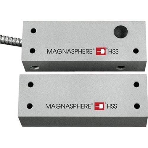 Magnasphere HSS-L2S UL634 Level High Security Single Alarm, Surface Mount Contact with 15' Armored Cable