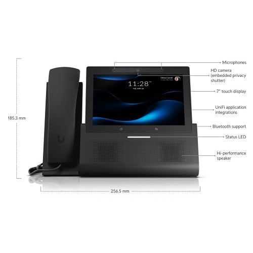 Ubiquiti UTP-G3-TOUCH-ENTERPIRSE G3 Touch Enterprise Desktop Smartphone for UniFi Talk with 7\\" Touch Display