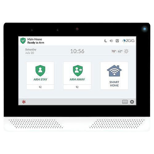 2GIG EDG-NA-VA EDGE Wireless Security and Automation Control Panel with Alarm.com and AT&T LTE, Face Recognition and Bluetooth Disarm