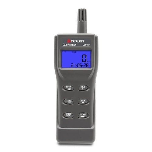 Triplett GSM450 Carbon Monoxide Carbon Dioxide IAQ Datalogger Meter