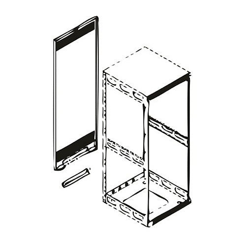 Middle Atlantic RAP8 8U RMS Rear Access Panel for Slim 5 Racks