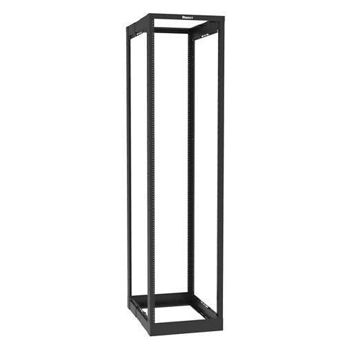 Panduit AR4P96 4-Post Rack, 52RU, Adjustable Depth 23-42", Black