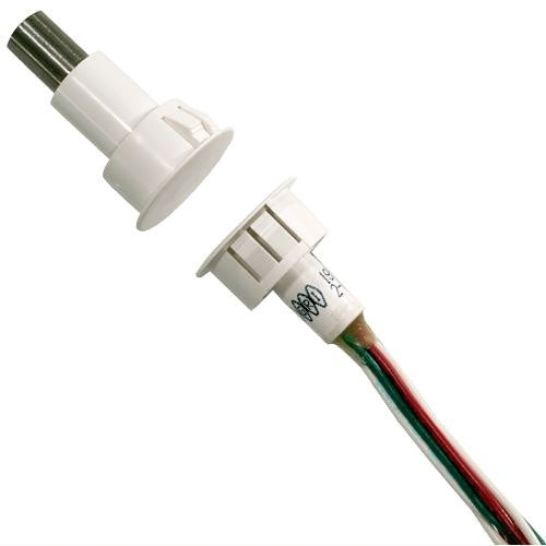 GRI 195-12WG 3/4\\" Steel Door Recessed Switch Set, Wide Gap, 5W, 175VDC, 0.25 Amp, DPDT, X 2, Brown