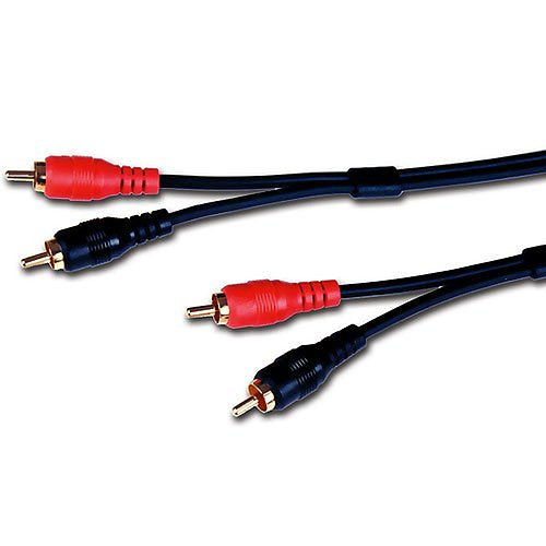 Comprehensive 2PP-2PP-10ST Standard Series 2 gold RCA Plugs Each End Stereo Audio Cable 10\' Image of RH-2PP2PP10S