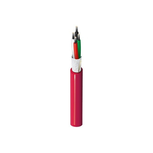 Belden 5102U1 0101000 Security & Sound Cable, 4-Conductor 14 AWG, Water-Blocked, CL3-FPL-PLTC Rated, PVC Jacket, Black