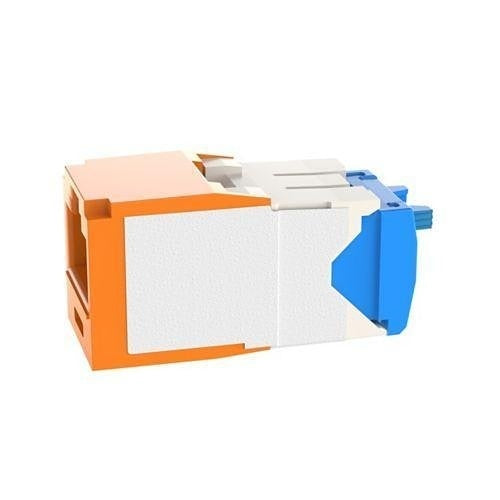 Panduit CJ6X88TGOR Mini-Com Module Cat 6A UTP Keystone Jack, 8 Pos 8 Wire, Orange