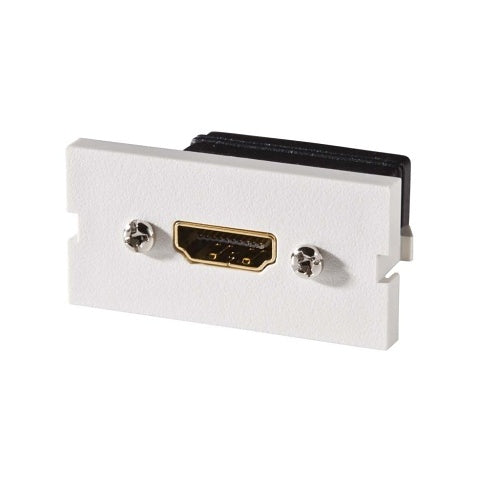 Ortronics 60900372 Series II, HDMI, F/F, 180°, Unit, Fog White Housing