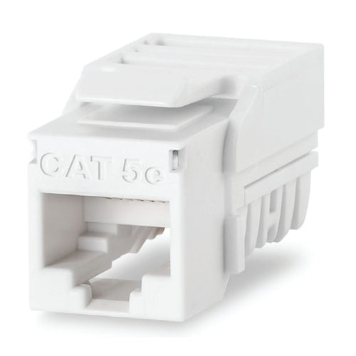 Signamax KJ458EC25-C5E-WH CAT5e EC-Series Unscreened Keystone Jacks, White