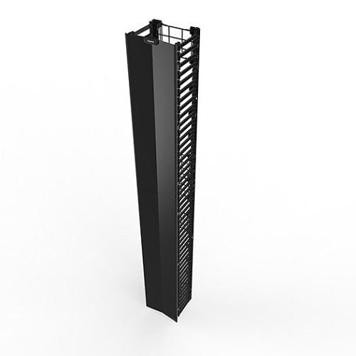 Ortronics QVMS706 Q-Series 7\' Vertical Manager for Legrand Standard EIA Racks, Single Sided, 84\'Hx6\\"W