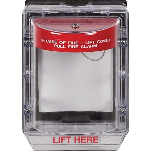 STI 1155 Stopper II with Horn and Spacer, Indoor/Outdoor Rated, Fire Label