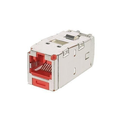 Panduit CJSK6X88TGRD Mini-Communication Keyed Module CAT6A Keystone Jack