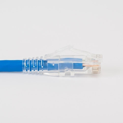 ICC ICPCSM05BL CAT5e Clear Boot Patch Cord, 5\', 25-Pack