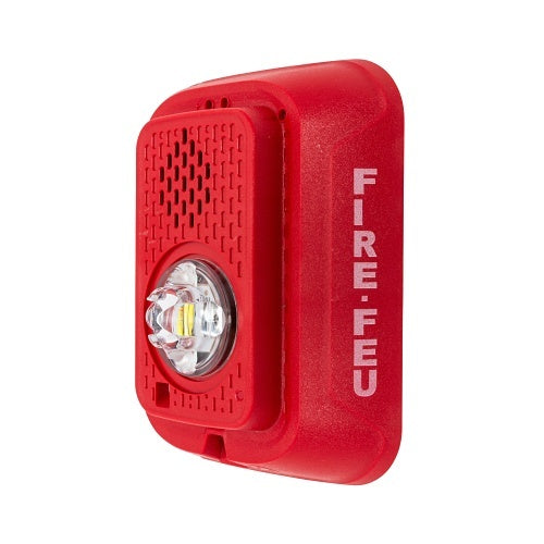 System Sensor P2RLED-B 2-Wire Bilingual Horn Strobe, Wall, Red