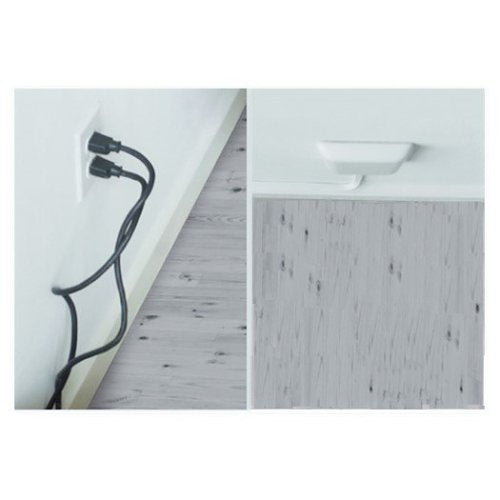 CP Technologies Sleek Socket Ultra-Thin Electrical Outlet Cover with 3-Outlet Power
