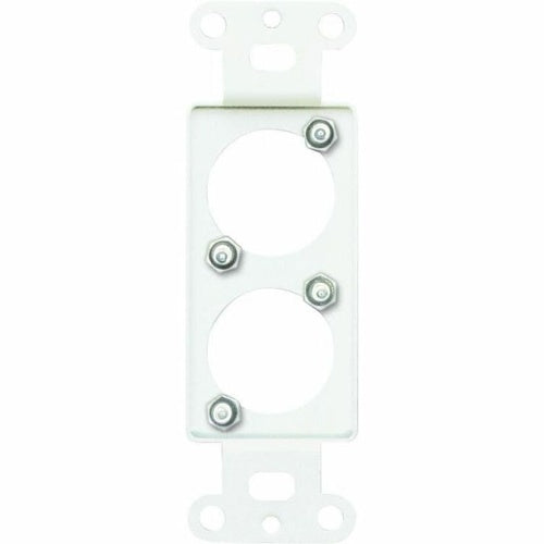 RDL DS-D2 Series Double Plate for Standard and Specialty Connectors, Stainless Steel