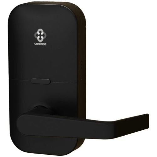 Centrios CEB100-AU-BSP-PARA-CE234S-497-KR Cylindrical Lock Key-in-Lever, Augusta, PARA, 2 3/4\\" Backset Square Corner Latch, ANSI 4 7/8\\", Black Suede Powdercoat