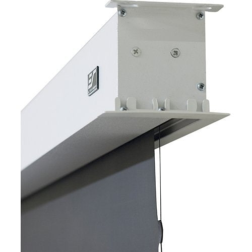 Elite Screens Evanesce Tab-Tension 92\\" 16:9, Recessed In-Ceiling Electric Tab Tensioned Projector Screen, Matte White Projection Screen Surface