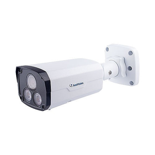 GeoVision GV-BLFC5800 5MP H.265 Super Low Lux WDR Pro Full Color Warm LED Bullet IP Camera, 4mm Lens Image of GU-BLFC58W