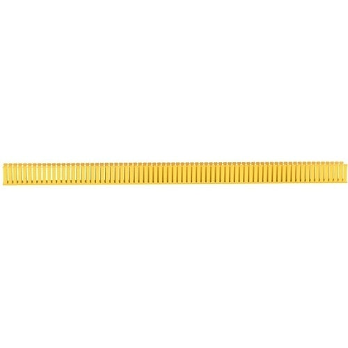 Panduit E4X4YL6 FiberRunner® Slotted Cable Routing Channel, 4x4, Yellow