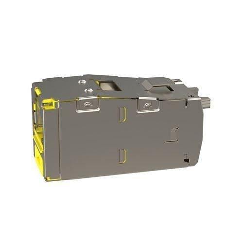 Panduit CJSH688TGYLY Mini-Com CAT6 Shielded RJ45 Spring-Shuttered TG Jack Module, Yellow