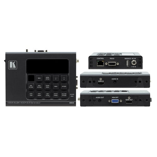 Kramer 860 18G 4K HDR Signal Generator and Analyzer