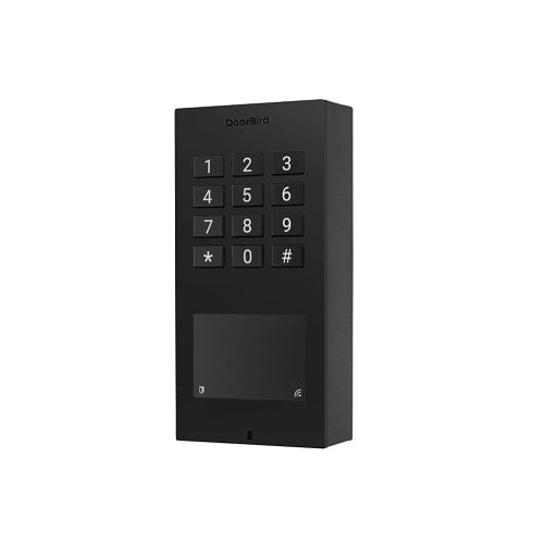 DoorBird A1121 Surface-Mount IP Access Control Device with Keypad, Multi-Technology, Graphite Black