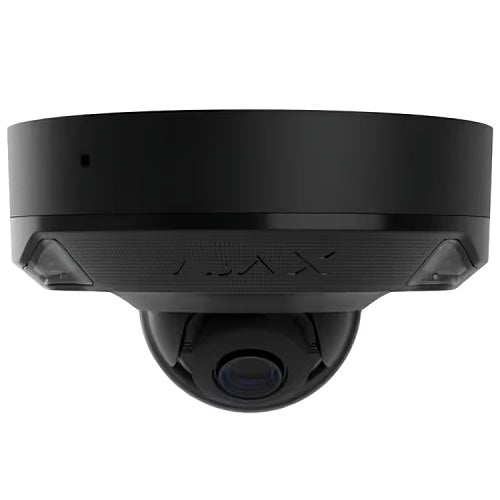 AJAX 126268.214.BL1 5MP DomeCam Mini Wired AI-Powered Security IP Camera, 110° Viewing Angle, 2.8mm Lens, Black