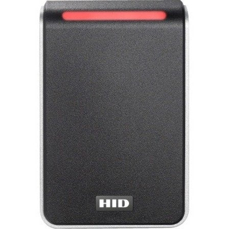 HID 40TKS-T3-000000 Signo 40 Wall Mount Reader, Terminal Strip Connection, Custom Profile, Black/Silver Image of HU-40TKST300