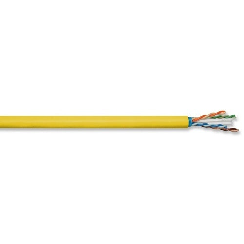 Hubbell C6ASPDSY NEXTSPEED, CAT6A Cable, Discontinuous Shield, 23 AWG, Reel in Box, UTP, Plenum, Yellow, 1000'