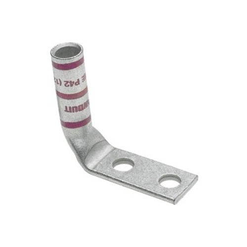 Panduit LCC2-14AWF-Q Compression Connector Lug, 2-Hole, #2AWG, Copper