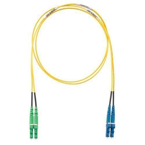 Panduit F92ERB1LNSNM007 Fiber Optic Patch Cord, OS2 2-Fiber 1.6mm PC OFNR Line Card1/APC to Line Card1 Duplex, 7m