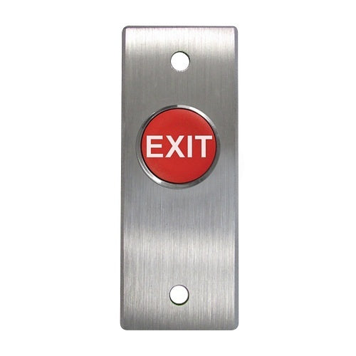 Camden CM-7120RE Red Recessed Button, Normally Open/Normally Closed, Exit
