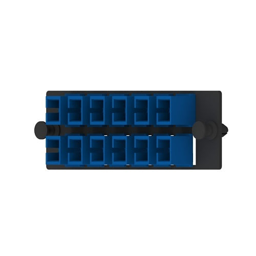 Panduit FAP12WBUSCZ Opticom FAP, OS2, 12 SC Simplex, Blue