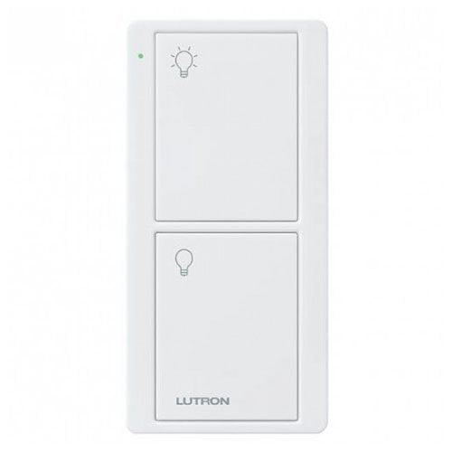 Lutron PJ2-2B-GWH-L01 Pico Wireless Control, Button, White