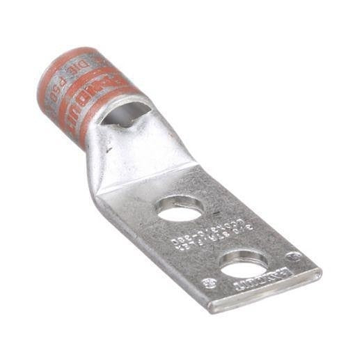 Panduit LCDX3/0-38D-X Copper Compression Connector Lug, 2-Hole, 1/0AWG