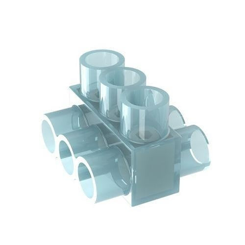 Panduit PCSB250-3-6Y Multi-Tap Connector, Double-S Double-Sided, Clear