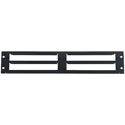 Blustream Universal 2RU Rack Shelf Unit with 4 x Horizontal Blade Shelves Image of 6E-RSU2RU